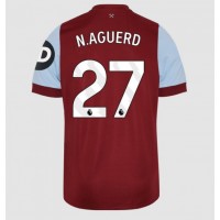 Dres West Ham United Nayef Aguerd #27 Domáci 2023-24 Krátky Rukáv